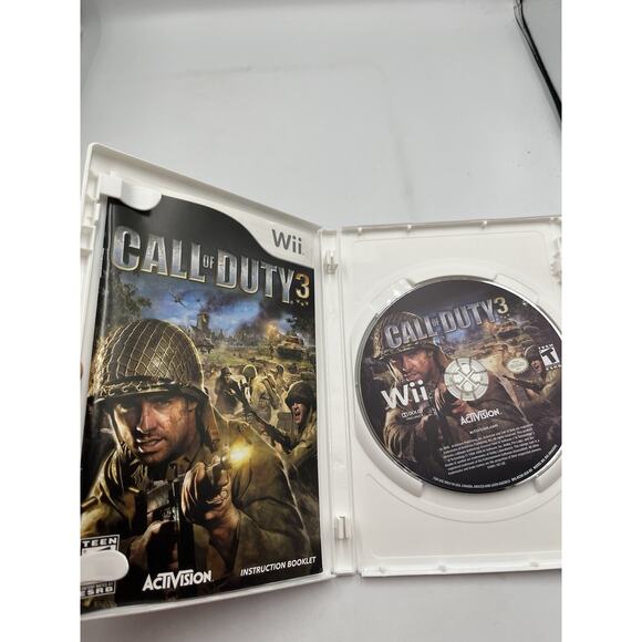 Call of Duty 3 (Nintendo Wii, 2006) Complete with Manual - Free Ship - Picture 5 of 6
